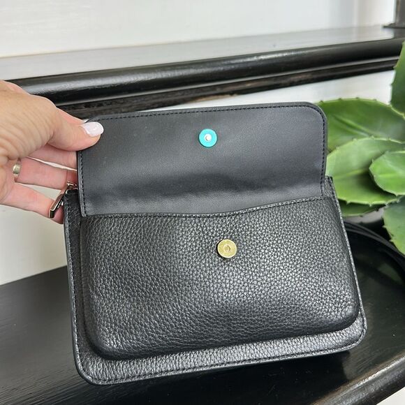 Kate Spade New York Leila genuine, leather Crossbody shoulder clutch handbag - Picture 9 of 12